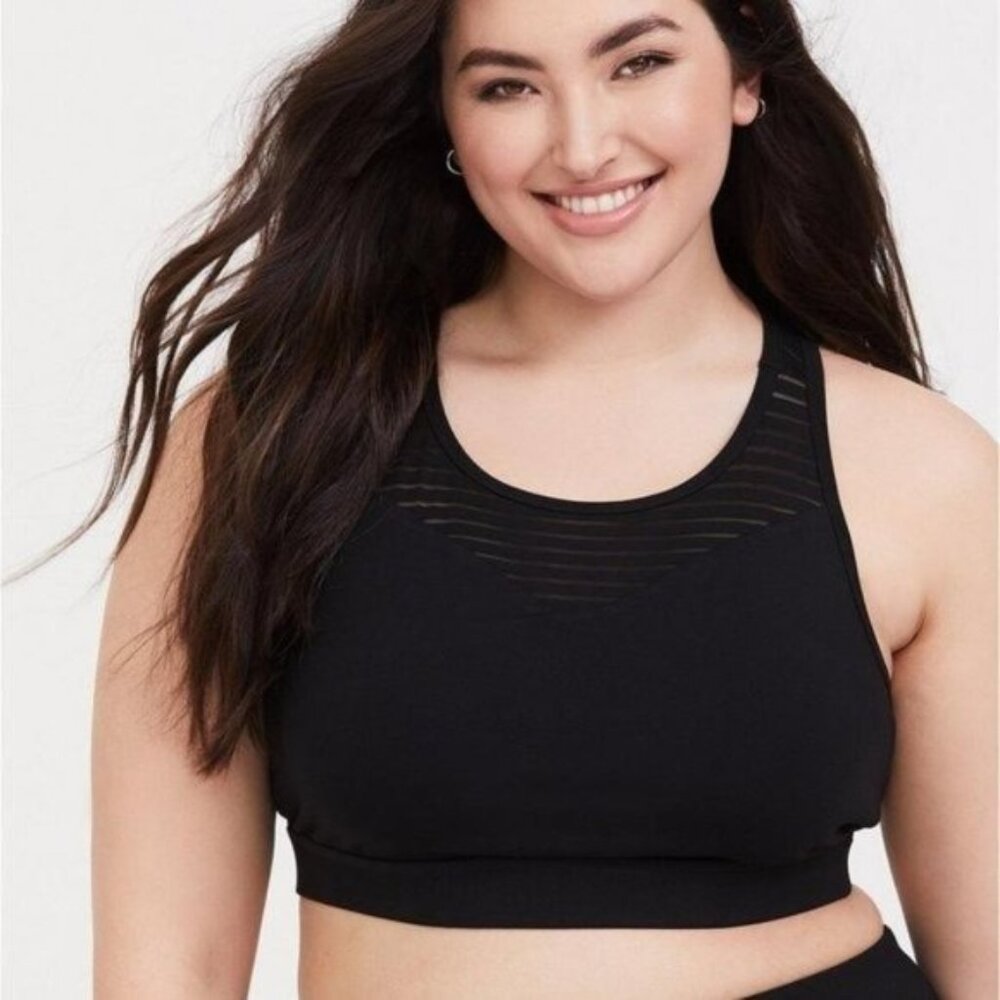 Torrid Low Impact Wireless Mesh Sports Bra